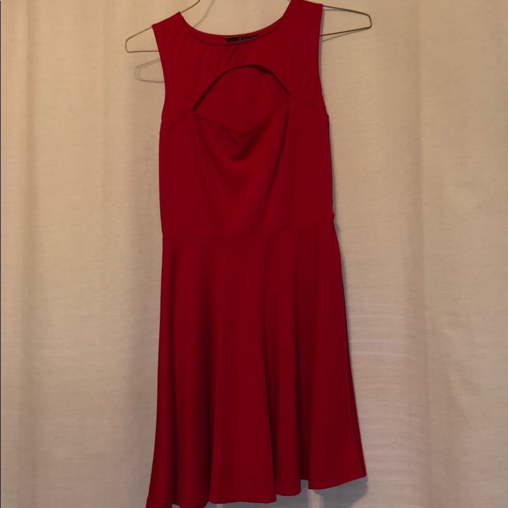 Red dress